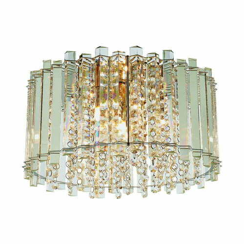 Kontrola Stropní svítidlo Endon Hanna Chrome Křišťál 4xG9 LED 36 cm 78698