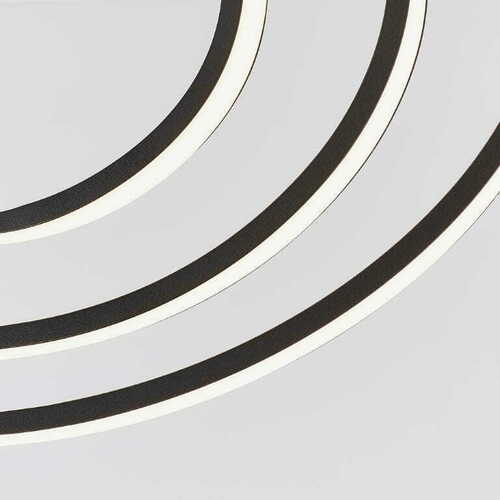 Kontrola Stropní LED svítidlo Endon Avali 80682 černé 2719 lm 3000K