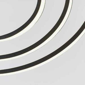 Stropní LED svítidlo Endon Avali 80682 černé 2719 lm 3000K small 1