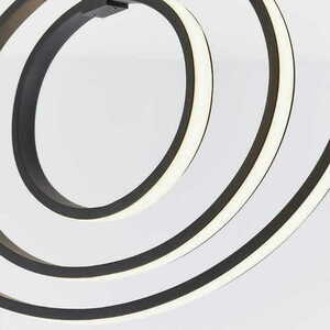 Stropní LED svítidlo Endon Avali 80682 černé 2719 lm 3000K small 2