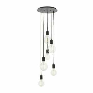 Závěsná lampa Endon Studio černá E27 6 světel 81535 small 0