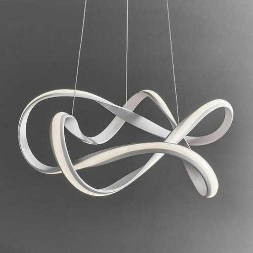 Kontrola Závěsné LED svítidlo Endon Synergy bílé 41W 5062lm stmívatelné 60-120 cm