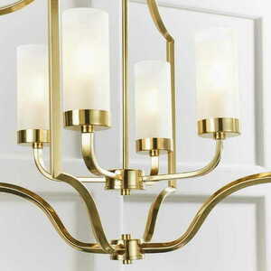 Závěsné svítidlo Endon Edrea 81914 mosazné sklo 4xE14 dimmable small 5