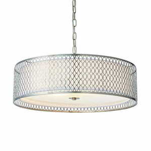 Závěsné svítidlo Endon Cordero 81969 nikl/bílá 3x E27 LED small 0