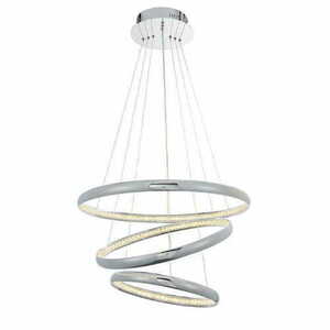 Závěsná lampa Endon Ozias chrom LED 55 cm 49,5 W 6027 lm small 1