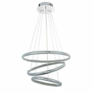 Závěsná lampa Endon Ozias chrom LED 55 cm 49,5 W 6027 lm small 2