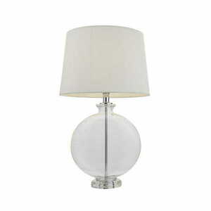 Stojací lampa Endon Gideon 90535 bílá stříbrná 59,5 cm E27 small 0