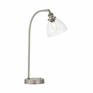 Stojací lampa Endon Hansen stříbrná sklo E14 53,3 cm 91740 small 0
