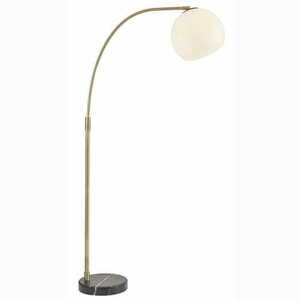Stojací lampa Endon Otto mosazná skleněná E27 169 cm small 0