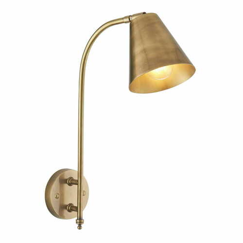 Kontrola Nástěnné svítidlo Endon Radha 93144 mosazné E27 dimmable