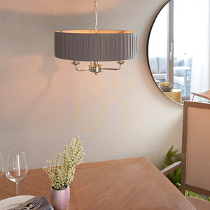 Závěsné svítidlo Endon Highclere 94394 antracit/nikl 3×E14 45 cm small 4