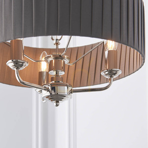 Závěsné svítidlo Endon Highclere 94394 antracit/nikl 3×E14 45 cm small 6