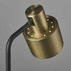 Stojací lampa Endon Mayfield 95464 mosaz/černá E27 small 4