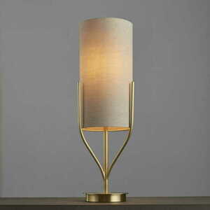 Stojací lampa Endon Fraser béžová/mosaz E27 60 cm bysw small 3
