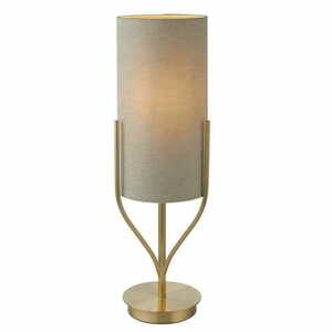 Stojací lampa Endon Fraser béžová/mosaz E27 60 cm bysw small 0