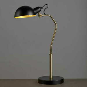 Stojací lampa Endon Largo černá mosaz E14 63 cm 95478 small 1