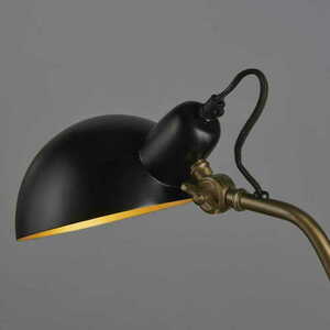 Stojací lampa Endon Largo černá mosaz E14 63 cm 95478 small 5