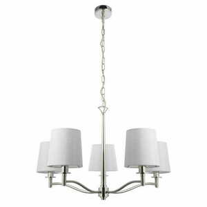 Závěsné světlo Endon Ortona 95826 nikl/bílá 5xE14 small 6