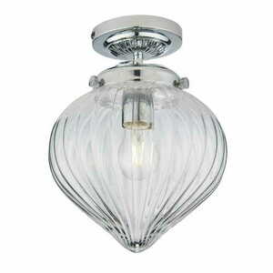 Stropní svítidlo Endon Cheston chrom průhledné IP44 E27 30 cm 96489 small 0