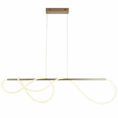 Kontrola Závěsná LED lampa Endon Attalea 97629 mosazná bílá dimmable