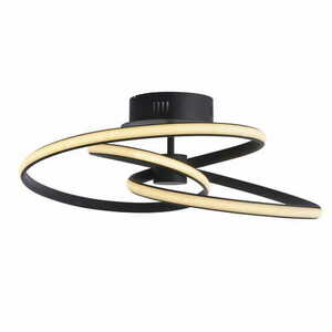 Stropní LED svítidlo Endon Dune 97633 černé 53,5 cm 42W 3000K stmívatelné small 6