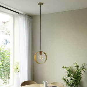 Závěsné světlo Endon Hoop mosaz E27 97664 small 4