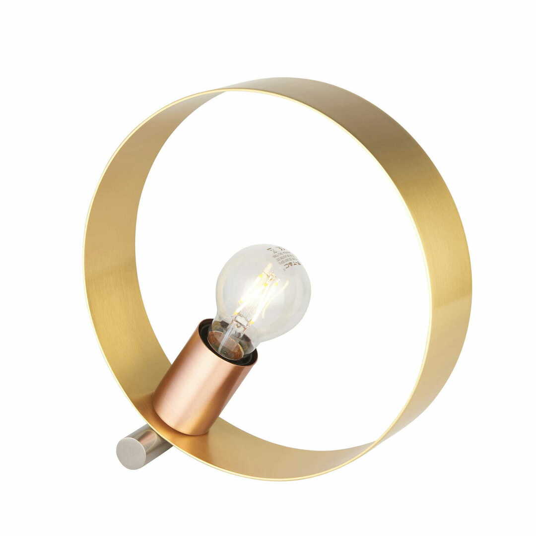 Standing Lamp Endon Hoop Brass Steel E27 25cm 97665