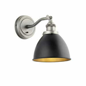 Nástěnné svítidlo Endon Franklin černé stříbrné E14 98751 small 7