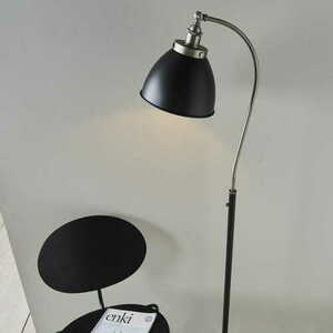 Stojací lampa Endon Franklin černá stříbrná ocel 160 cm 98753 small 4