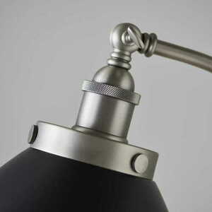 Stojací lampa Endon Franklin černá stříbrná ocel 160 cm 98753 small 5