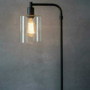 Stojací lampa Endon Toledo černá/sklo 95456 small 4