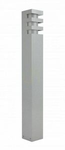 Venkovní sloupkové světlo SU-MA RADO 1 AL stříbrné 75 cm small 0