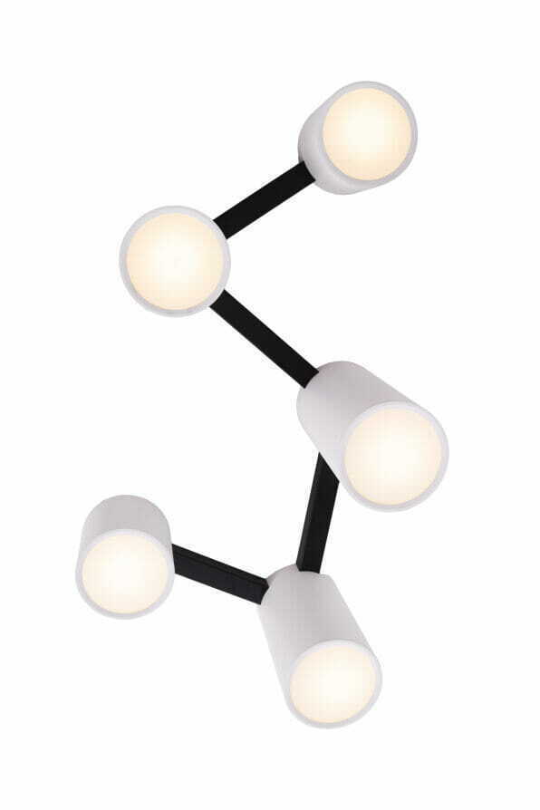 Pohled Plafon Max Light Laxer biały 5-punktowy metalowy 70x57 cm C0230 Plafon Max Light Laxer biały 5-punktowy metalowy 70x57 cm C0230