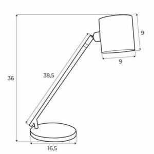 Stolní lampa Max Light Laxer T0051 černá 35 cm 2 Stolní lampa Max Light Laxer T0051 černá 35 cm small 2