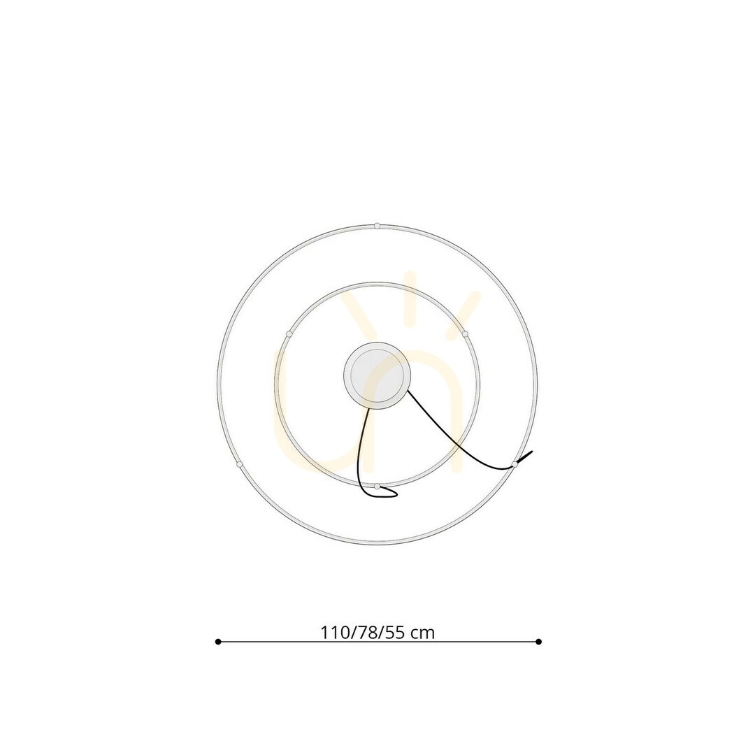 Zobrazit Lustr RIO 2 55/78 bílá LED 4000K Thoro Lustr RIO 2 55/78 bílá LED 4000K Thoro