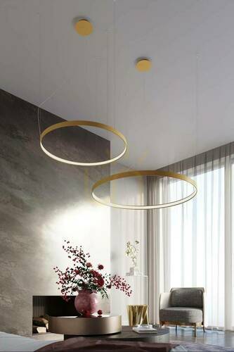 Kontrola Lustr RIO 55 zlatý LED 4000K Thoro