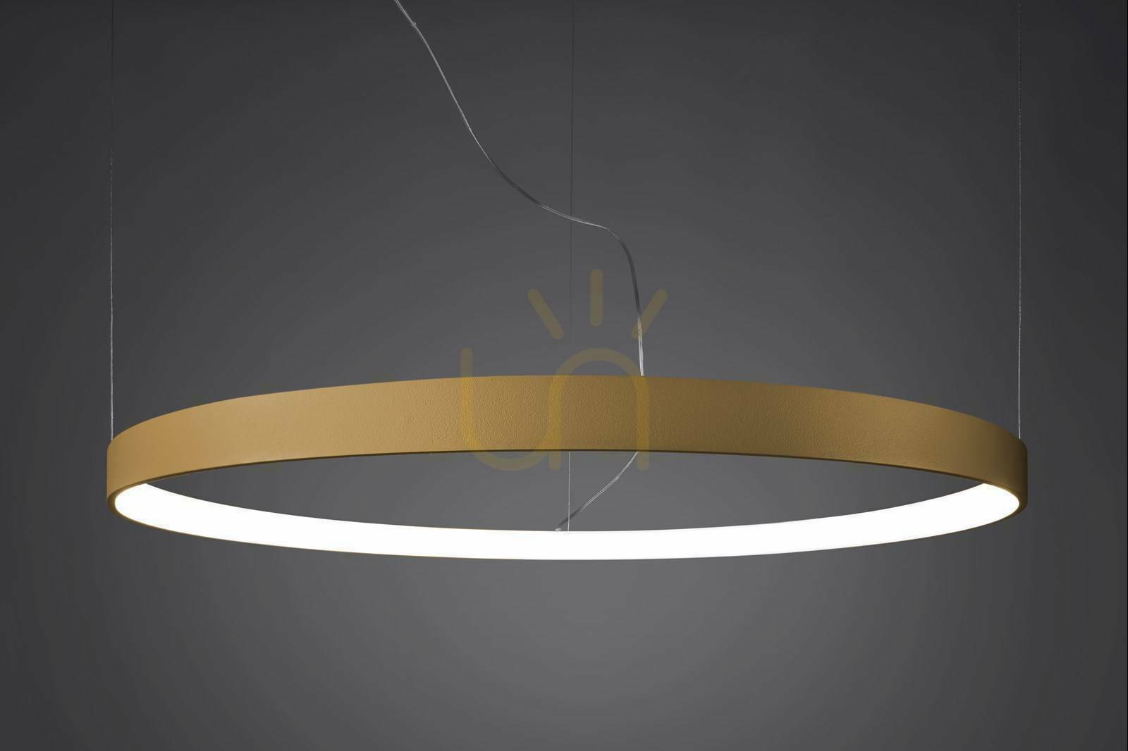 Pohled Lustr RIO 110 zlatý LED 4000K Thoro Lustr RIO 110 zlatý LED 4000K Thoro