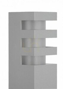 Venkovní sloupkové světlo SU-MA RADO 3 AL stříbrné 25 cm RADO 3 AL small 1