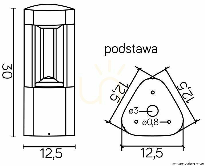 Zobrazit Venkovní sloupkové svítidlo SU-MA FAN GL 11201 LED tmavě šedé 30 cm Venkovní sloupkové svítidlo SU-MA FAN GL 11201 LED tmavě šedé 30 cm