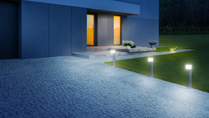 Steinel GL 80 LED iHF stříbrné 9,1W zahradní svítidlo small 4
