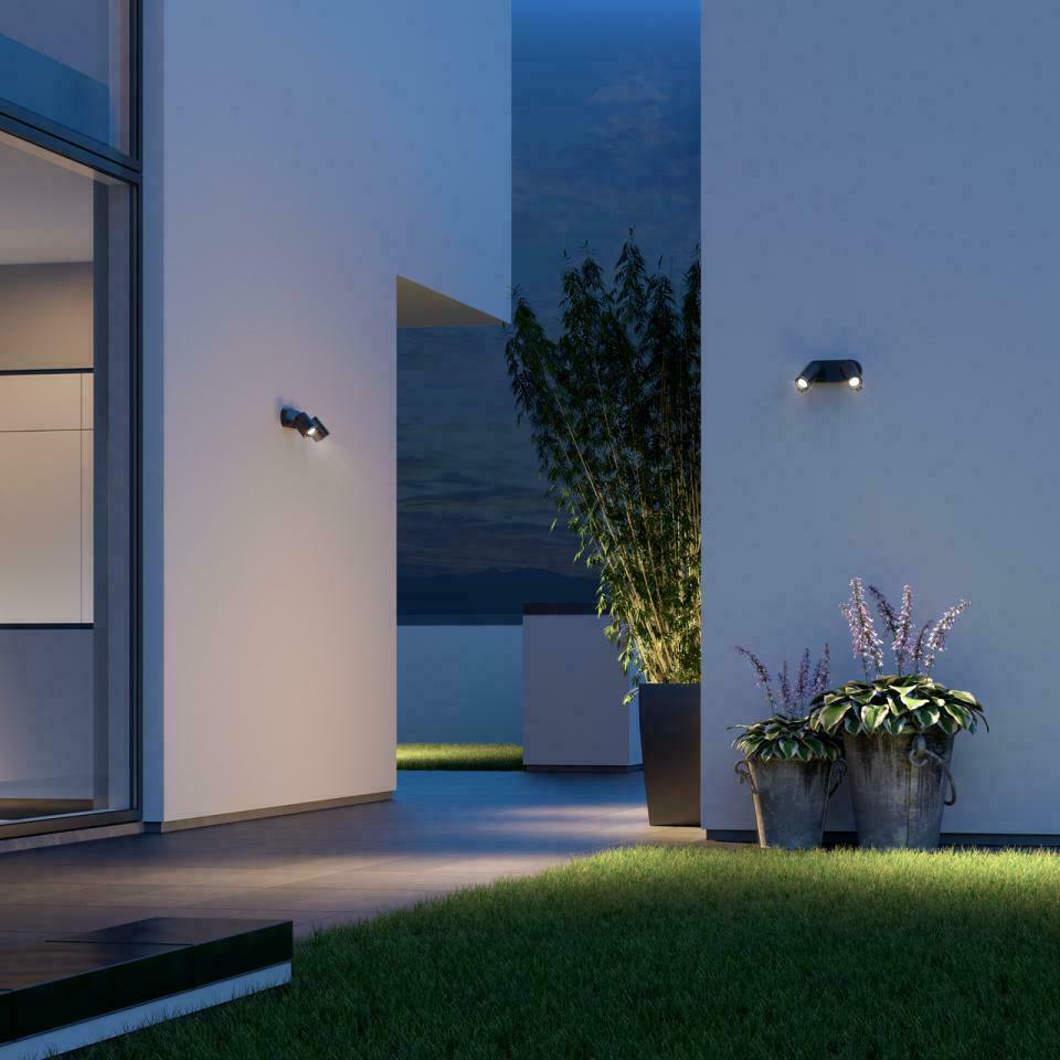 Náhled Steinel Spot DUO Connect 15W LED svítidlo s čidlem antracitové barvy Steinel Spot DUO Connect 15W LED svítidlo s čidlem antracitové barvy