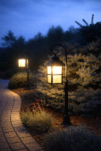 Venkovní stojací lampa SU-MA Cadiz K 5002/1/Z černá patina 146 cm small 3