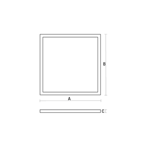 LED panel SpectrumLED ALGINE 45 W 4400 lm 3000K, 595×595×10 mm, vestavný / přisazený / závěsný, zdroj v balení, záruka 5 let small 5