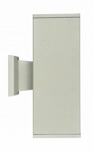 Venkovní nástěnné svítidlo SU-MA Adela stříbrné 2x60W E27 IP54 8001 AL small 1