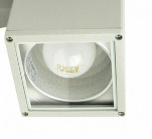 Venkovní nástěnné svítidlo SU-MA Adela stříbrné 2x60W E27 IP54 8001 AL small 2