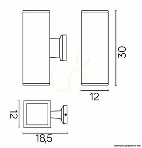 Venkovní nástěnné svítidlo SU-MA Adela stříbrné 2x60W E27 IP54 8001 AL small 6