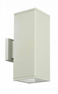 Venkovní nástěnné svítidlo SU-MA Adela stříbrné 2x60W E27 IP54 8001 AL small 0