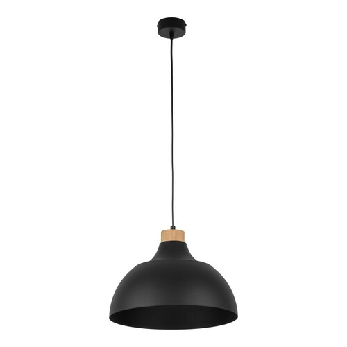 Kontrola Černá závěsná lampa Cap 1 Pł