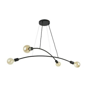 Černá závěsná lampa Helix 4 Pł small 0