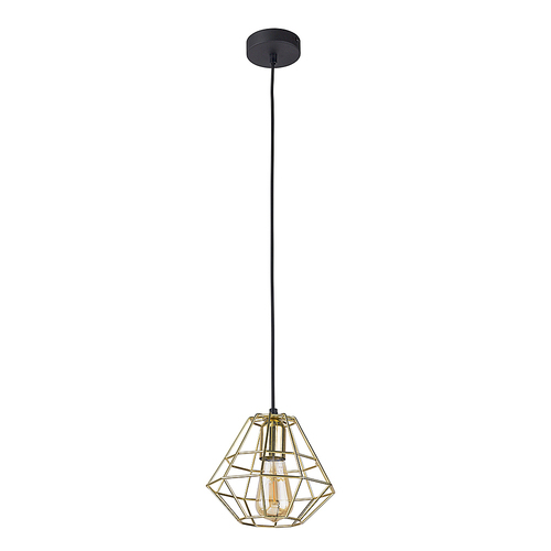 Kontrola Diamantová zlatá závěsná lampa 1 Pł